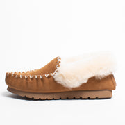 Hush Puppies Shaggy Chestnut Suede Slipper inside. Size 13 womens shoes