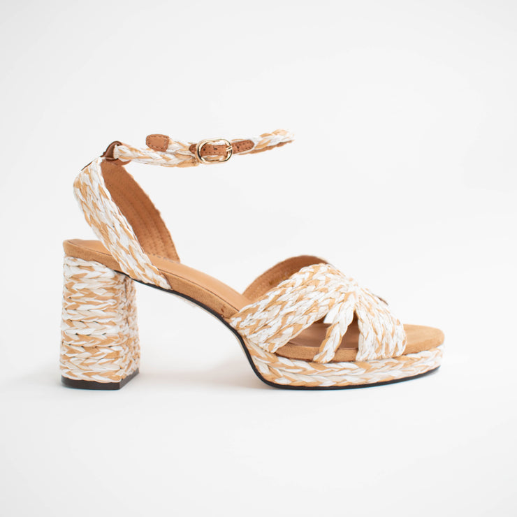 Bresley Sheriff Bone Multi Sandals side. Size 42 womens shoes
