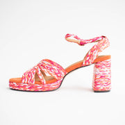 Bresley Sheriff Pink Multi Sandals inside. Size 45 womens shoes