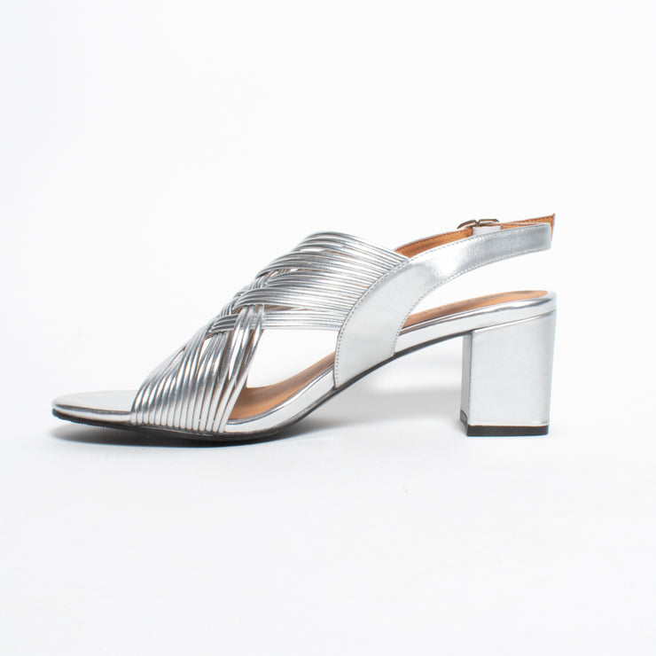 Bresley Shirazi Silver Sandal inside. Size 45 womens shoes