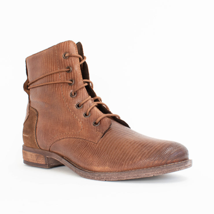 Josef Seibel Sienna 72 Camel Print Ankle Boot front. Size 43 womens shoes