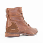 Josef Seibel Sienna 72 Camel Print Ankle Boot back. Size 44 womens shoes
