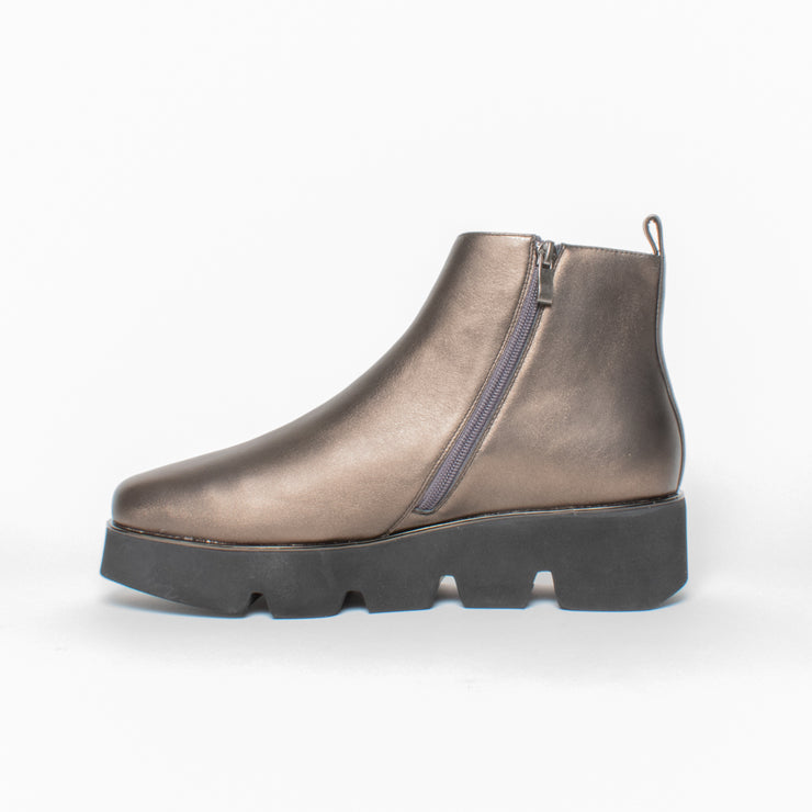 Bresley Sigi Ash Metal Ankle Boot inside. Size 45 womens shoes