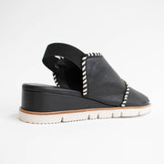 Bresley Sigma Black Bone Sandals back. Size 44 womens shoes