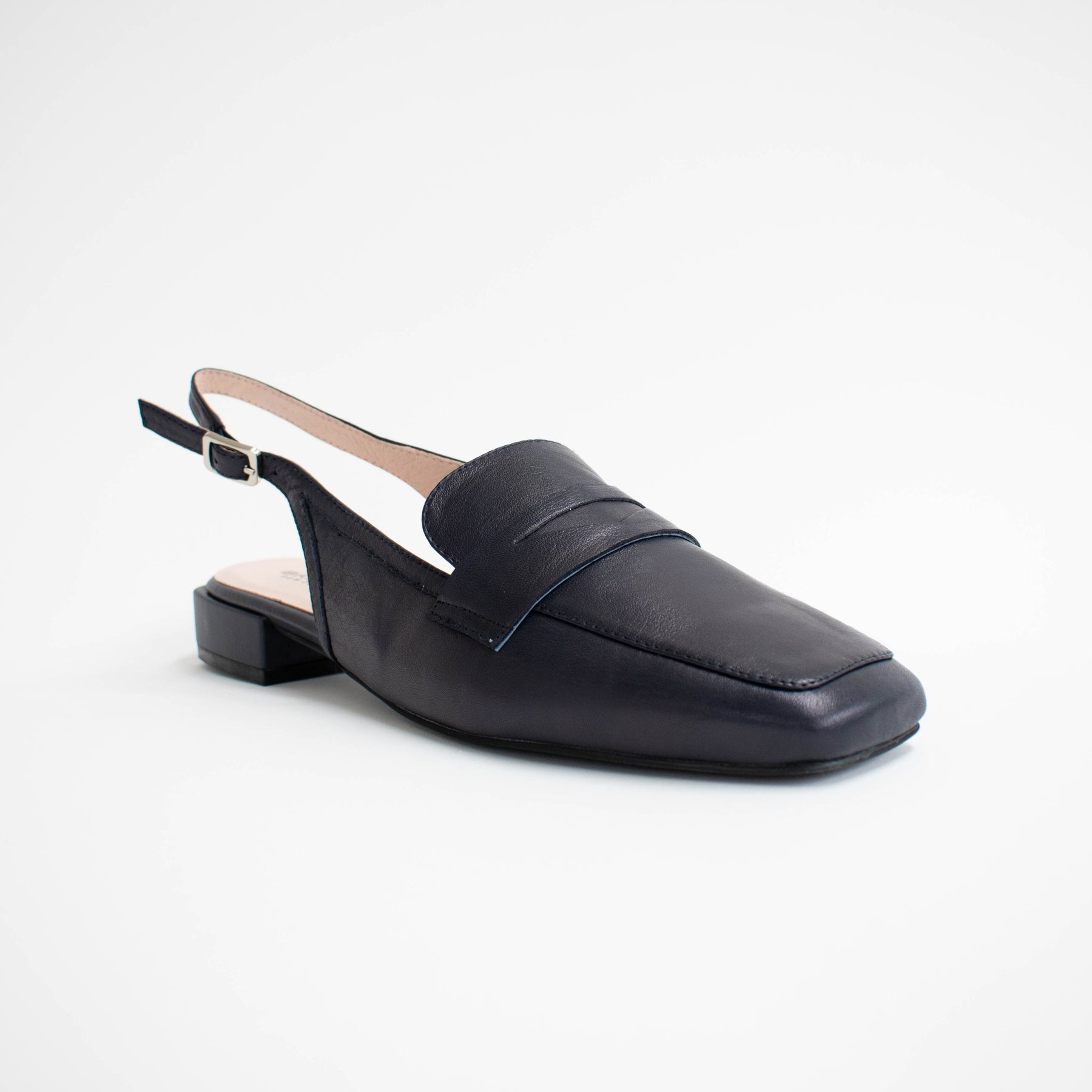 Bresley Sindy Navy Shoes | Womens Big EU Sizes 42 43 44 45 - Willow Shoes