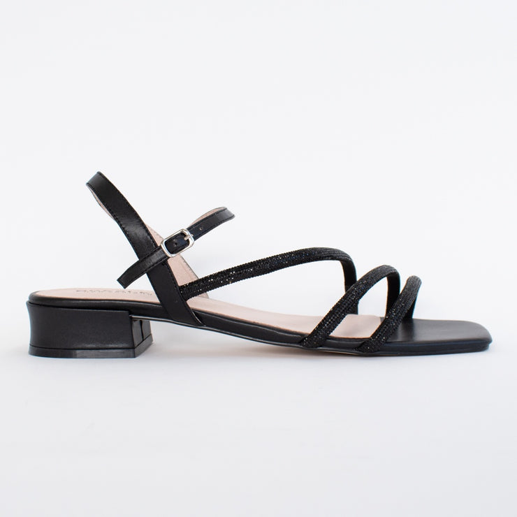 Bresley Sippa Black Sandals side. Size 42 womens shoes
