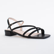 Bresley Sippa Black Sandals front. Size 43 womens shoes