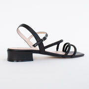 Bresley Sippa Black Sandals back. Size 44 womens shoes