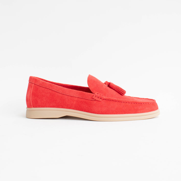 Skater Red Suede