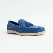 Bresley Skater Blue Suede Loafer front. Size 43 womens shoes
