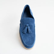 Bresley Skater Blue Suede Loafer top. Size 46 womens shoes