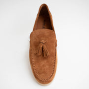 Bresley Skater Tan Suede Loafers top. Size 46 womens shoes