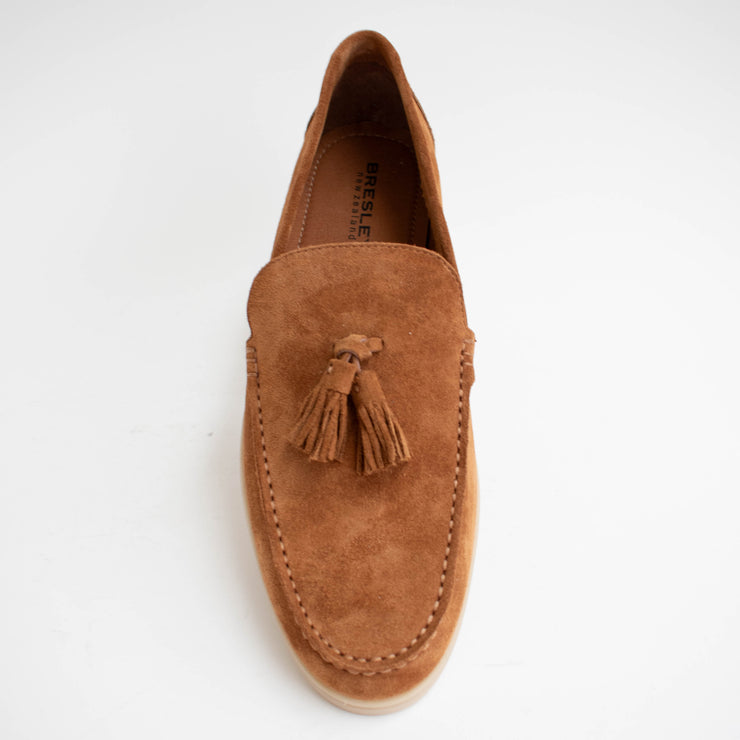 Bresley Skater Tan Suede Loafers top. Size 46 womens shoes