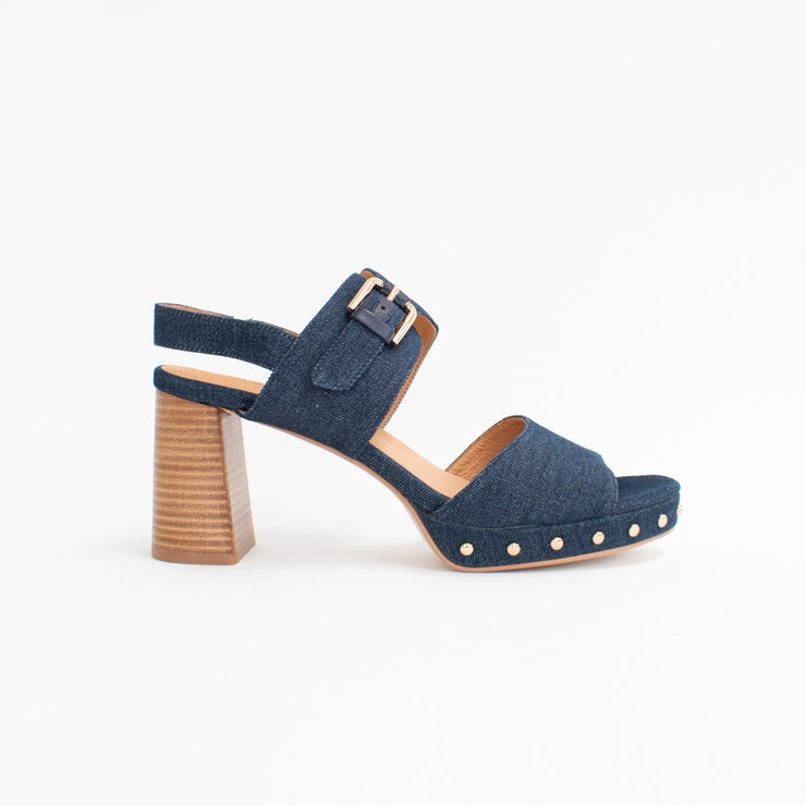 Bresley Skint Denim Sandals side. Size 42 womens shoes