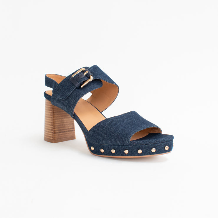 Bresley Skint Denim Sandals front. Size 43 womens shoes