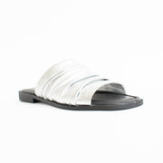 Bresley Slim Silver Sandals front. Size 43 womens shoes