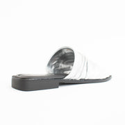 Bresley Slim Silver Sandals back. Size 44 womens shoes