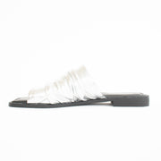 Bresley Slim Silver Sandals inside. Size 45 womens shoes