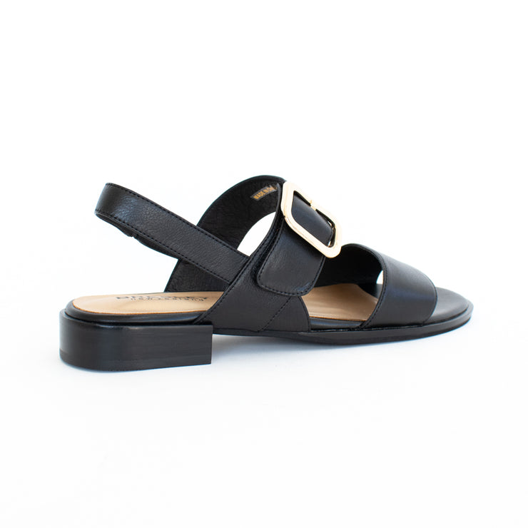 Bresley Smitten Black Sandals back. Size 44 womens shoes