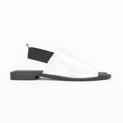 Bresley Snob Silver Sandals side. Size 42 womens shoes