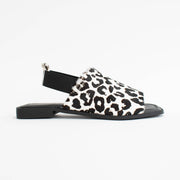 Bresley Snob Nat Leopard Sandals side. Size 42 womens shoes