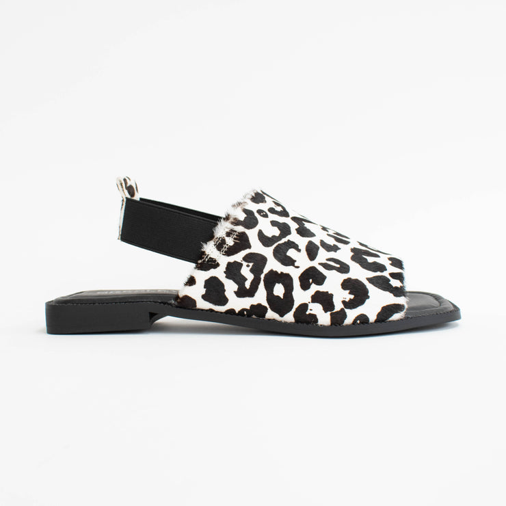 Bresley Snob Nat Leopard Sandals side. Size 42 womens shoes