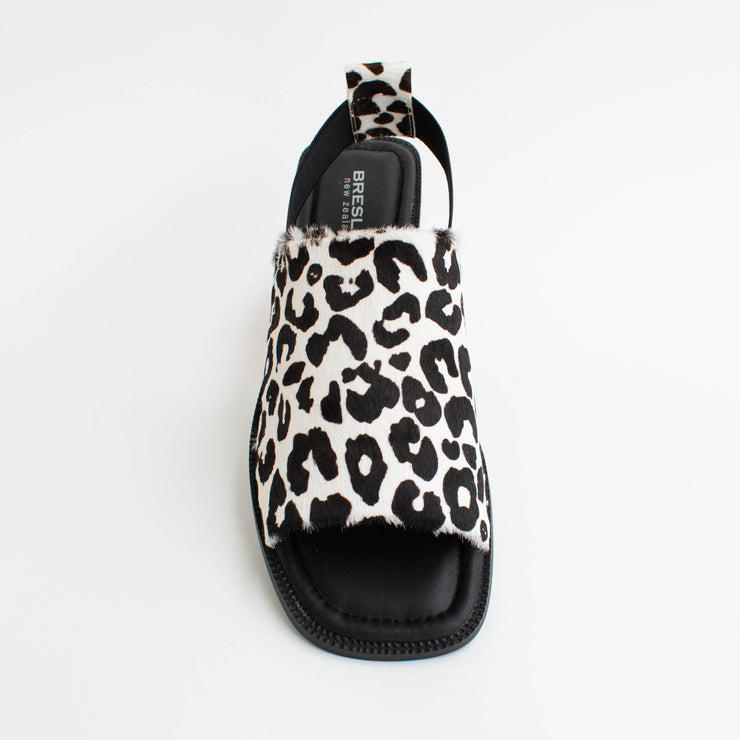 Bresley Snob Nat Leopard Sandals top. Size 46 womens shoes