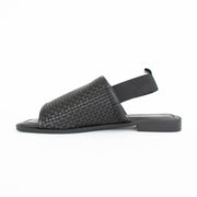 Bresley Snob Black Weave Sandal inside. Size 45 womens shoes