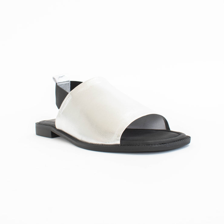 Bresley Snob Silver Sandals front. Size 43 womens shoes