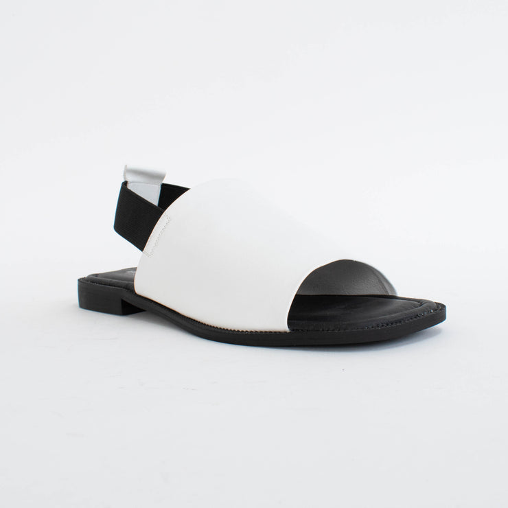 Bresley Snob White Sandals front. Size 43 womens shoes