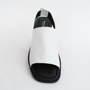 Bresley Snob White Sandals top. Size 46 womens shoes