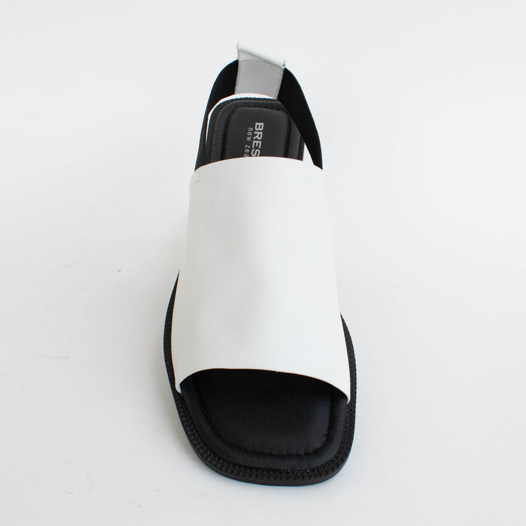 Bresley Snob White Sandals top. Size 46 womens shoes