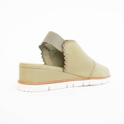 Bresley Snooze Khaki Sandals back. Size 44 womens shoes