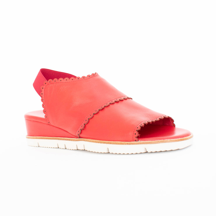 Bresley Snooze Red Sandals front. Size 43 womens shoes