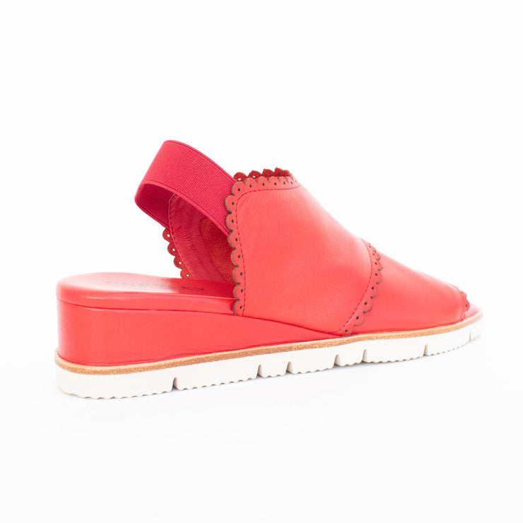 Bresley Snooze Red Sandals back. Size 44 womens shoes