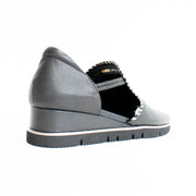 Bresley Spesh Black Sandals back. Size 44 womens shoes
