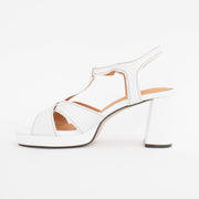 Bresley Stefani White Sandals inside. Size 45 womens shoes