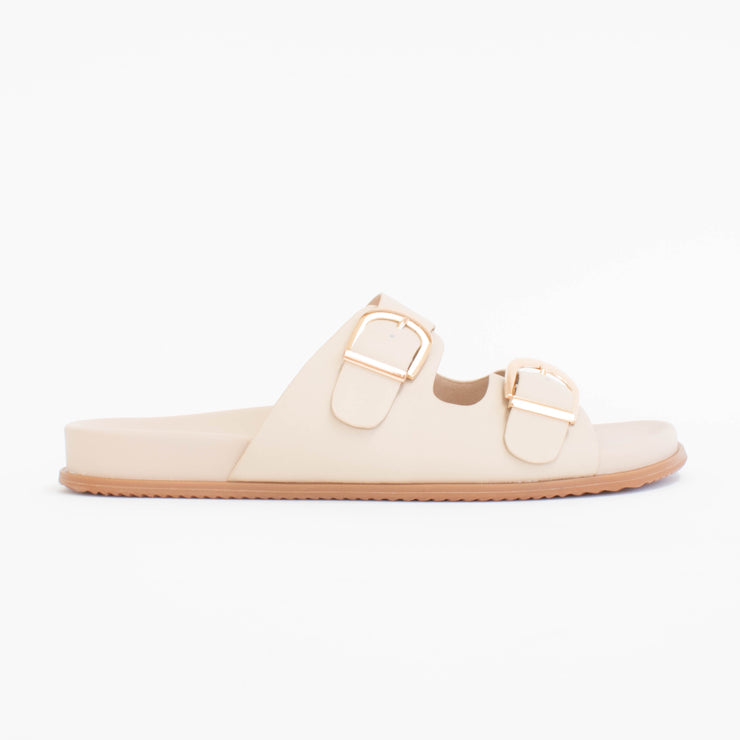 Chrissie Stella Beige Sandals side. Size 42 womens shoes