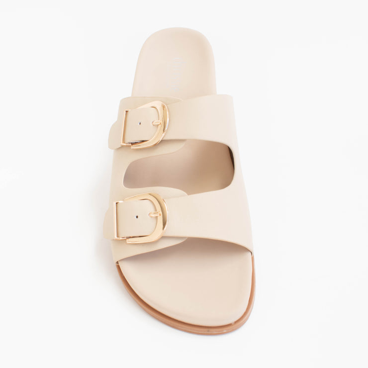 Chrissie Stella Beige Sandals top. Size 46 womens shoes