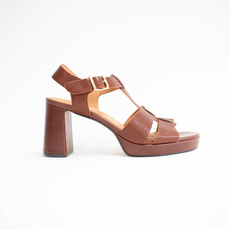 Bresley Sterlyn Tan Sandals side. Size 42 womens shoes