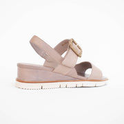 Bresley Stylo Stone Sandals back. Size 44 womens shoes