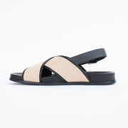 Chrissie Sunday Raffia Natural Sandal inside. Size 45 womens shoes