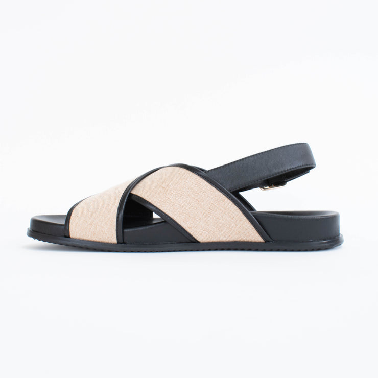Chrissie Sunday Raffia Natural Sandal inside. Size 45 womens shoes