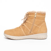 Ziera Susie Sand Beige Fur Ankle Boot inside. Size 45 womens shoes