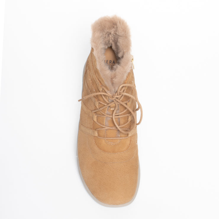 Ziera Susie Sand Beige Fur Ankle Boot top. Size 42 womens shoes