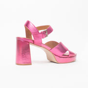 Bresley Sway Hot Pink Sandal back. Size 44 womens shoes