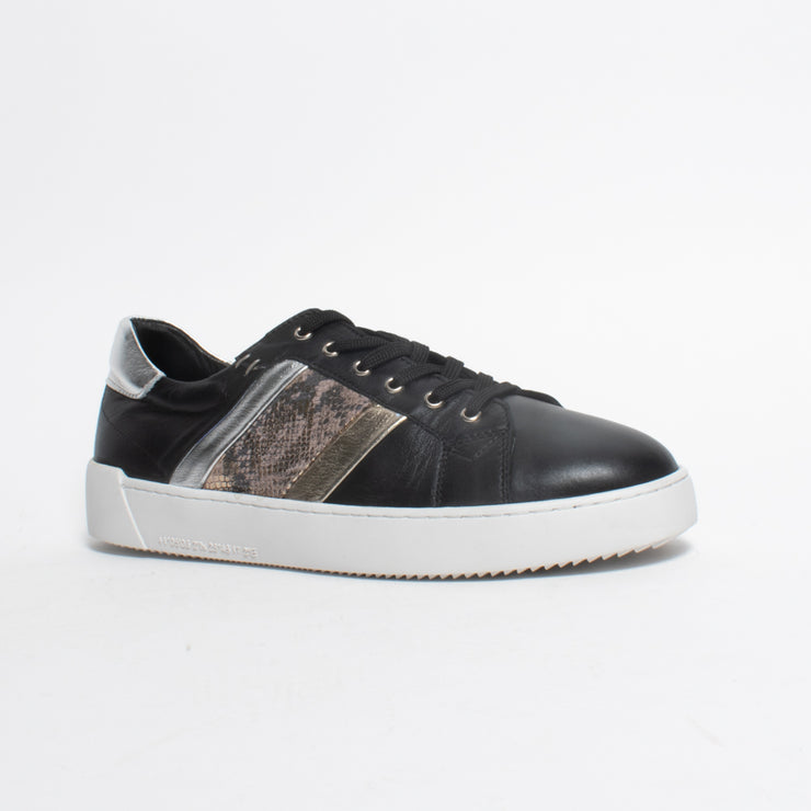 Rilassare Tabes Black Python Sneakers front. Size 43 womens shoes