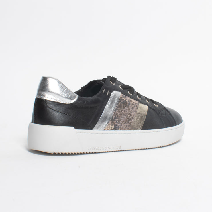 Rilassare Tabes Black Python Sneakers back. Size 44 womens shoes