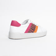 Rilassare Tabes White Fuchsia Sneakers back. Size 44 womens shoes