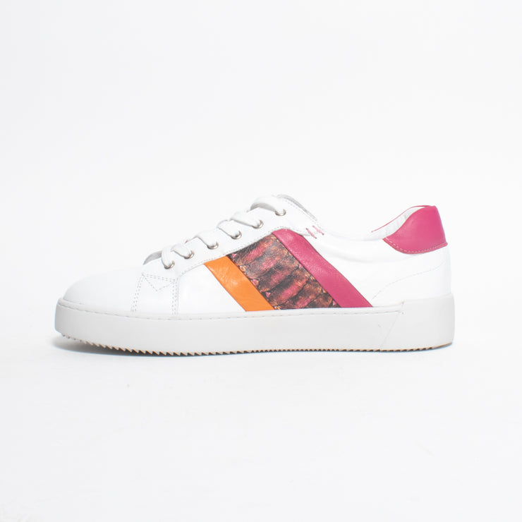 Rilassare Tabes White Fuchsia Sneakers inside. Size 45 womens shoes